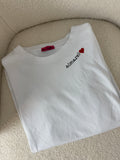 T-shirt bianca con stampa A(Mare)