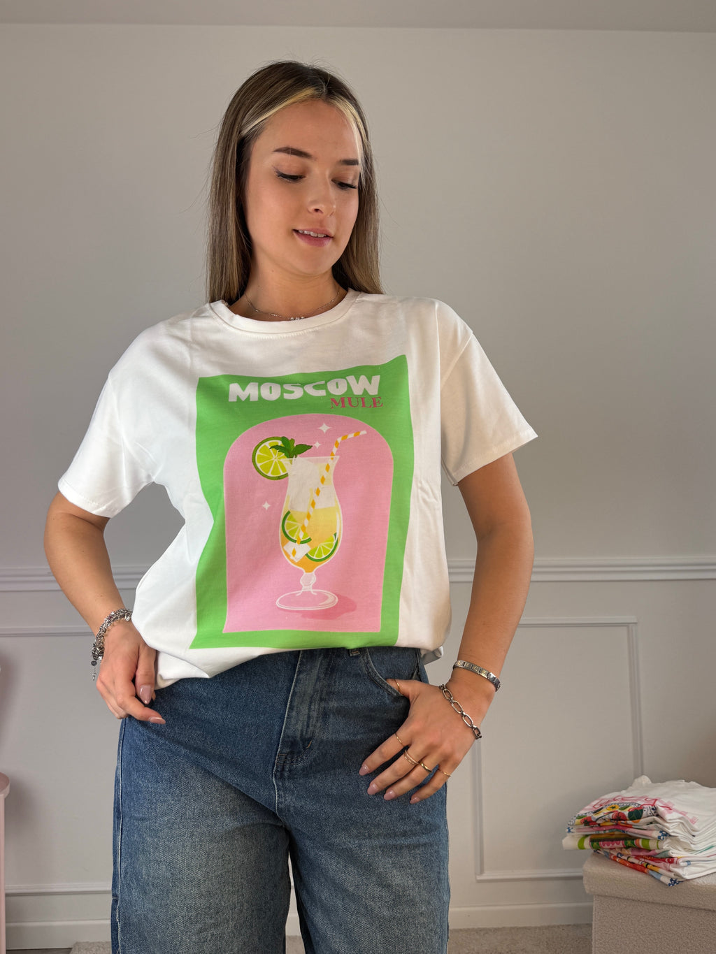 T-shirt oversize con stampa MOSCOW MULE