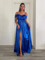 Vestito lungo in raso ELETTRA - Follie by Alice