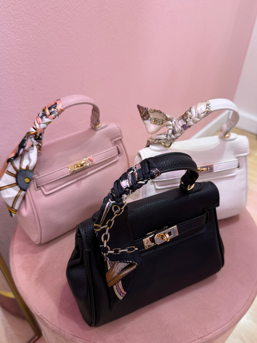 Borsa a mano con fermaglio a lucchetto – alternate