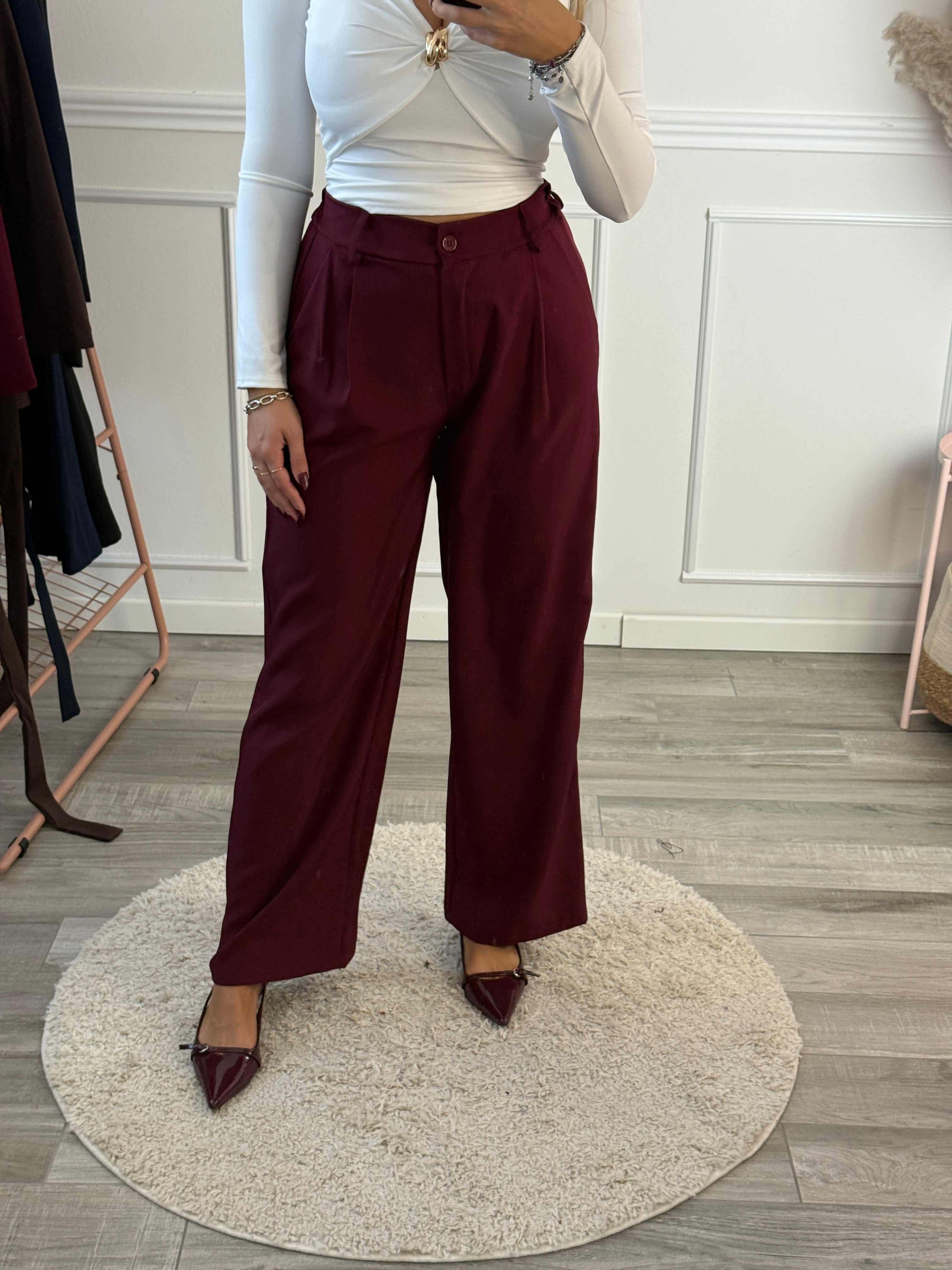 Pantaloni oversize da completo