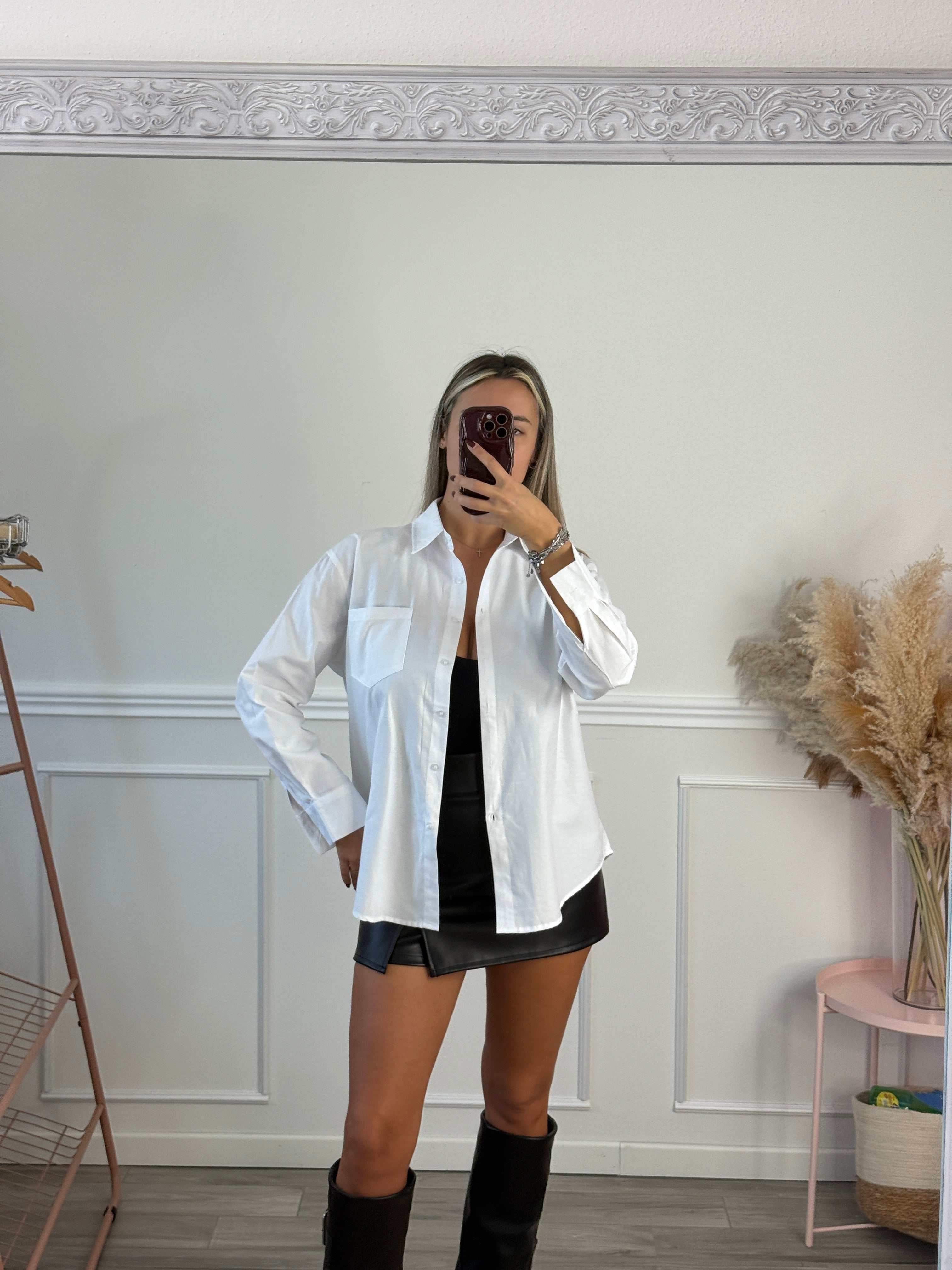 Camicia a maniche lunghe con taschino