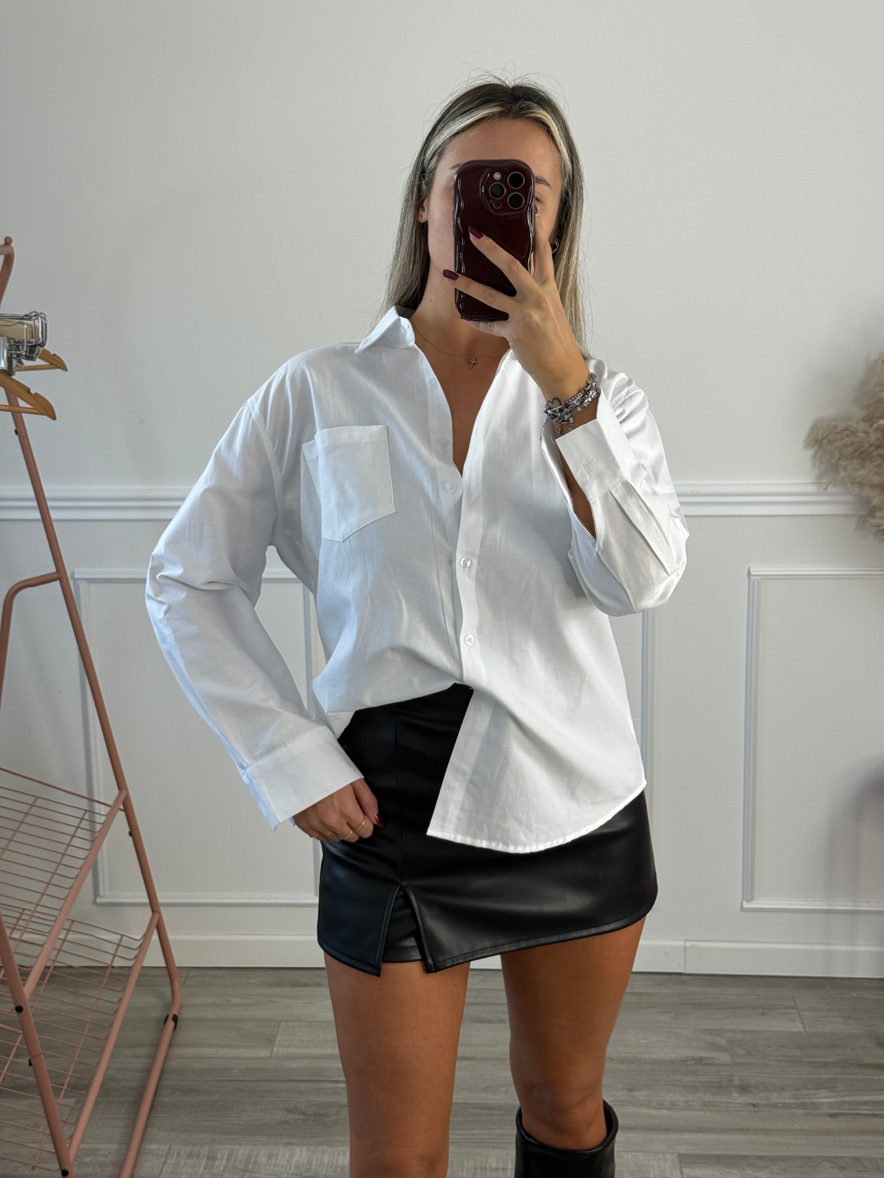 Camicia a maniche lunghe con taschino