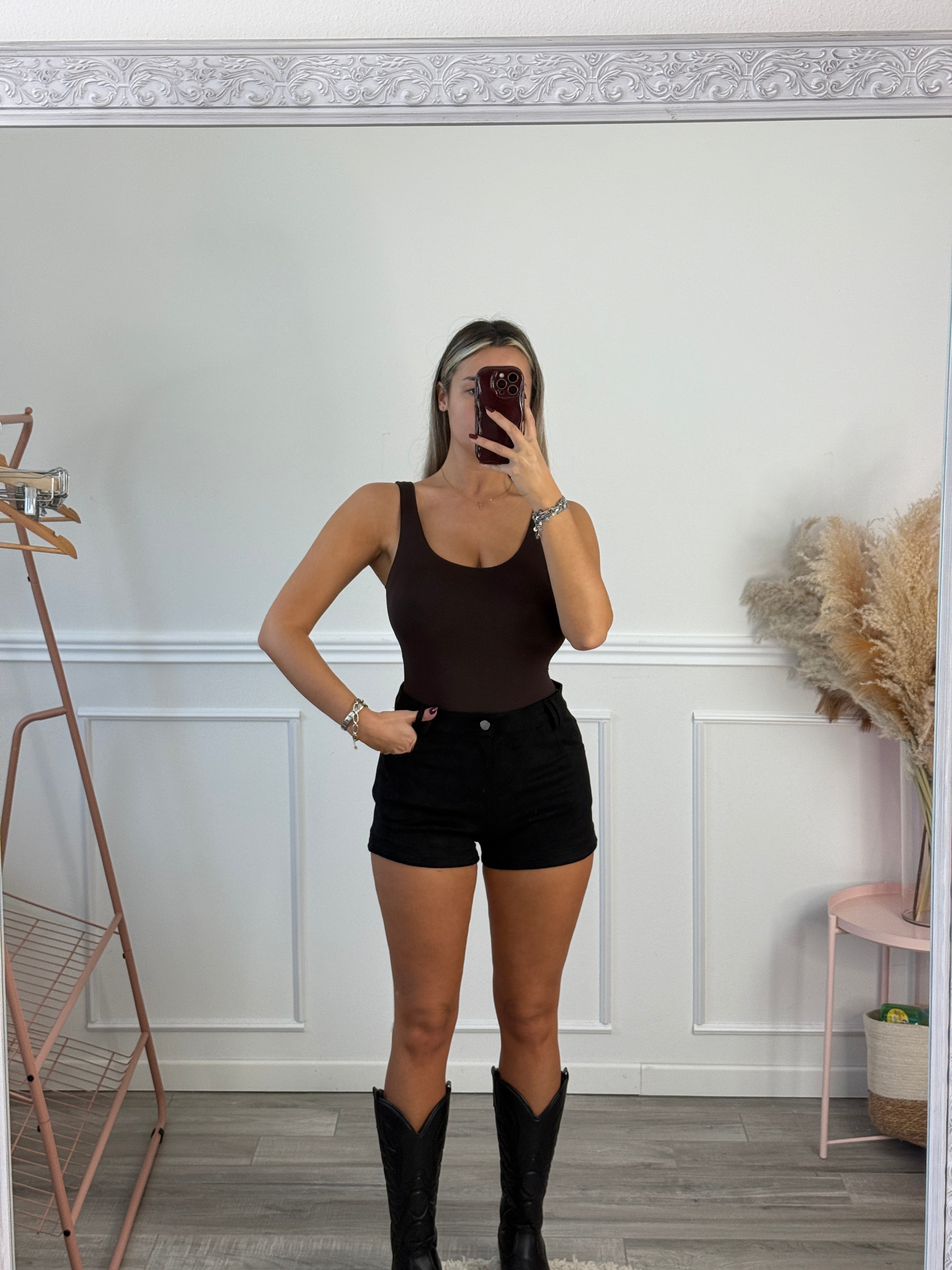 Body girocollo smanicato