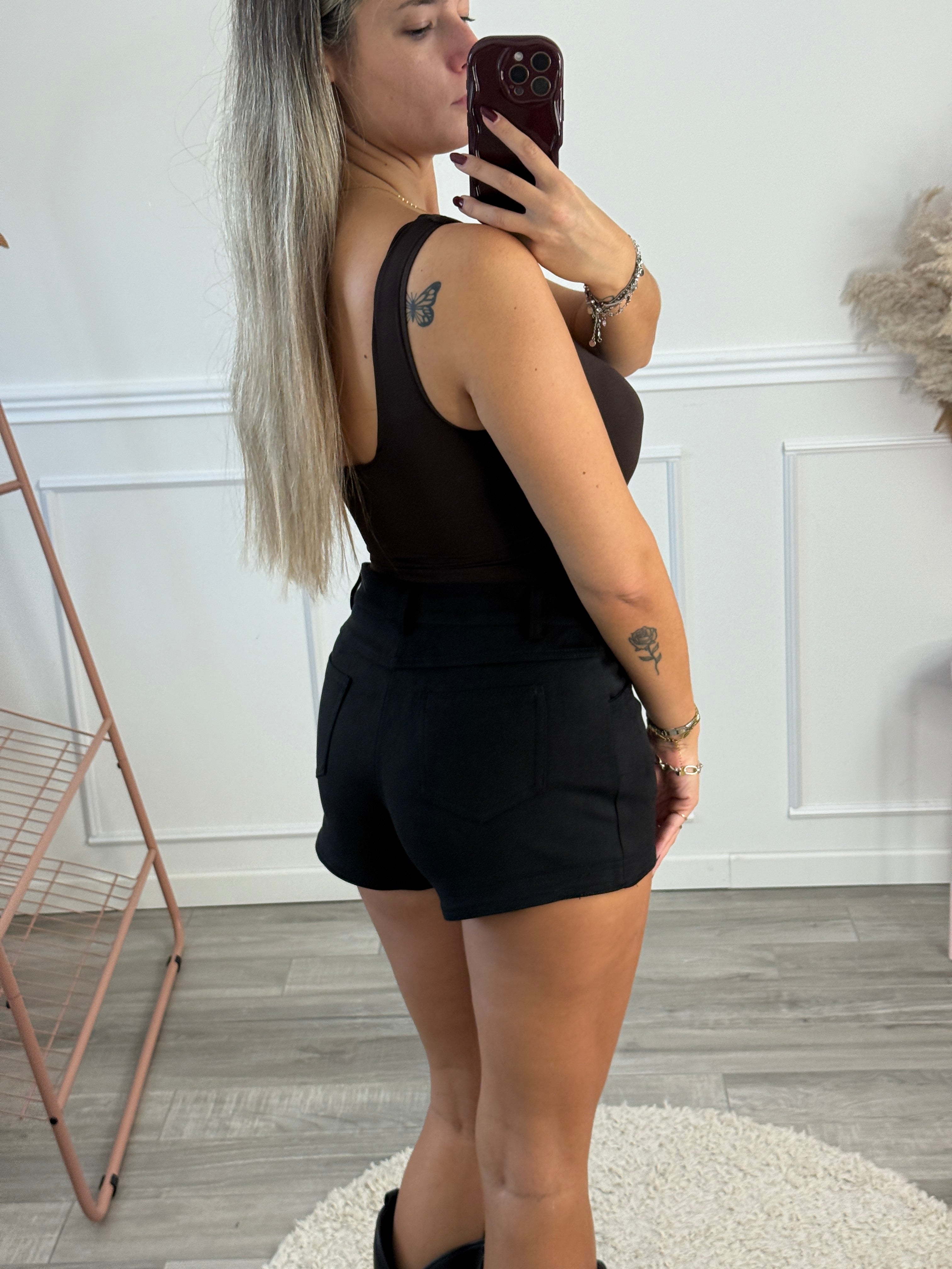 Body girocollo smanicato
