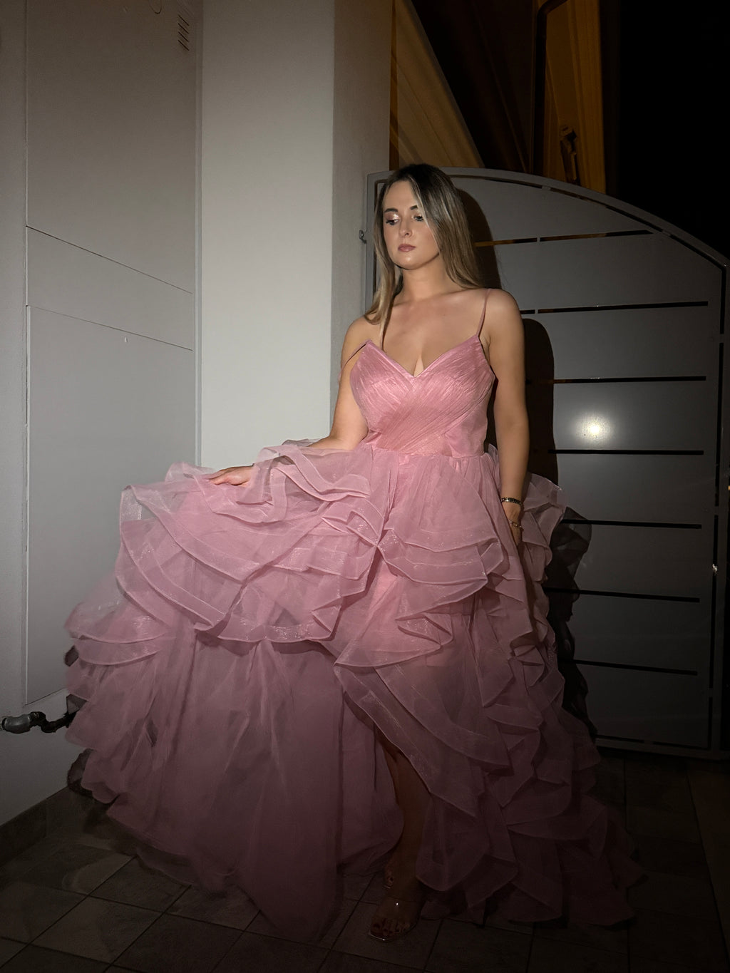 Abito lungo in tulle BLUSH - Follie by Alice