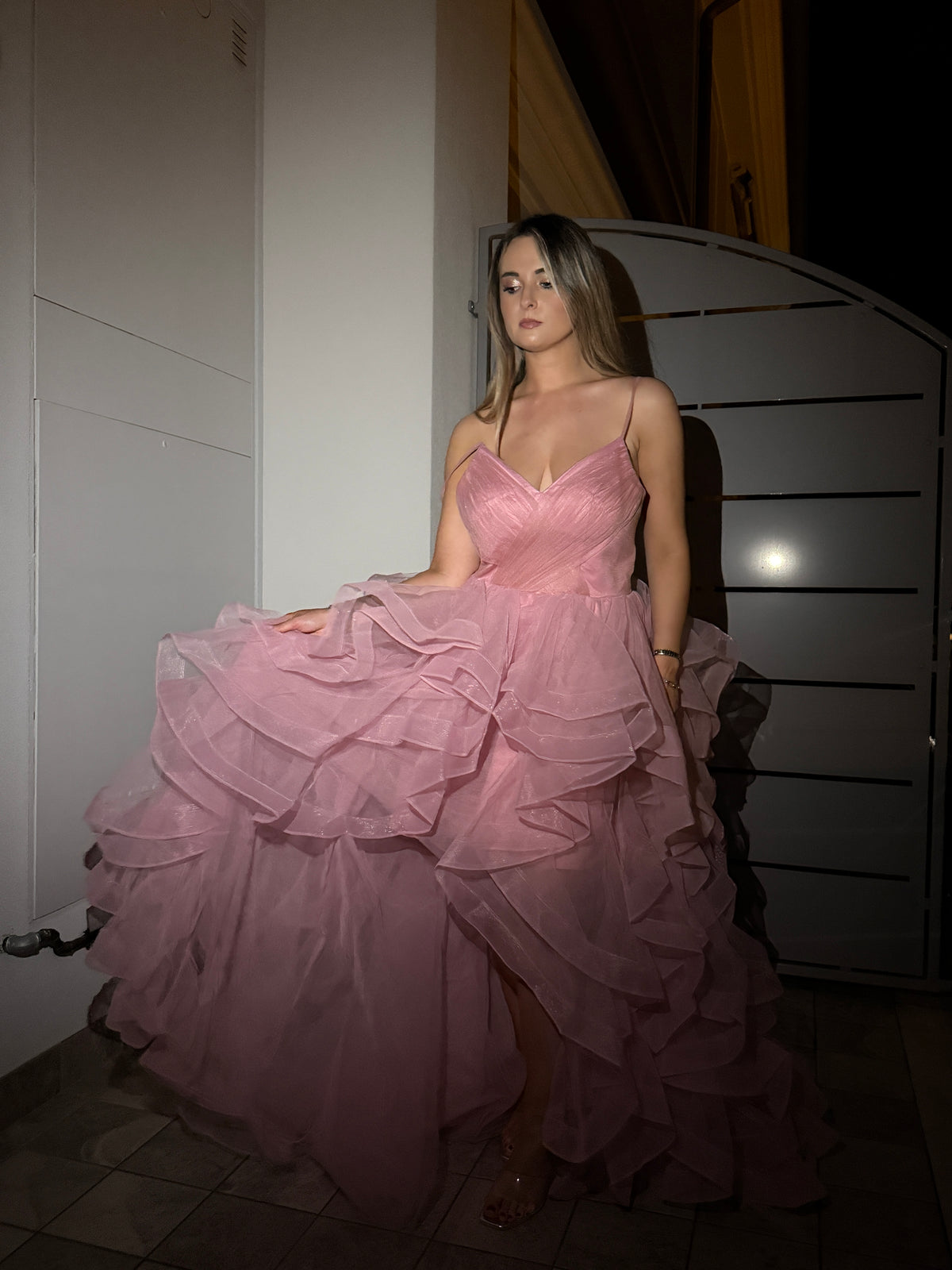 Abito lungo in tulle BLUSH - Follie by Alice