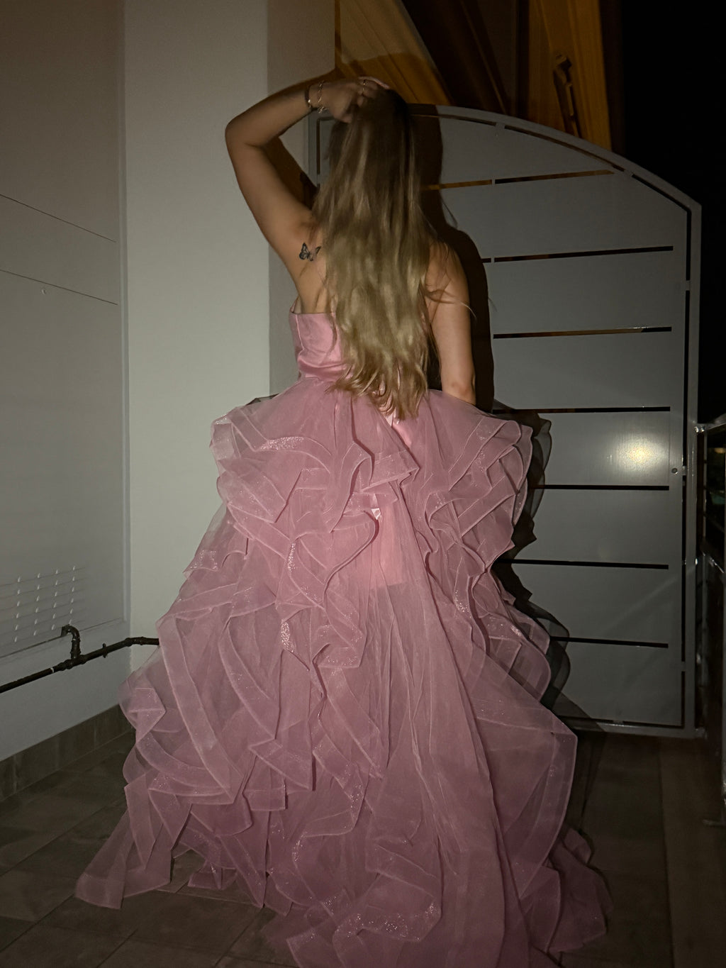 Abito lungo in tulle BLUSH - Follie by Alice