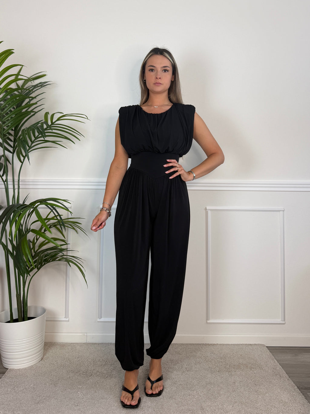 Tuta jumpsuit a clessidra AURA