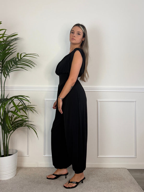 Tuta jumpsuit a clessidra AURA