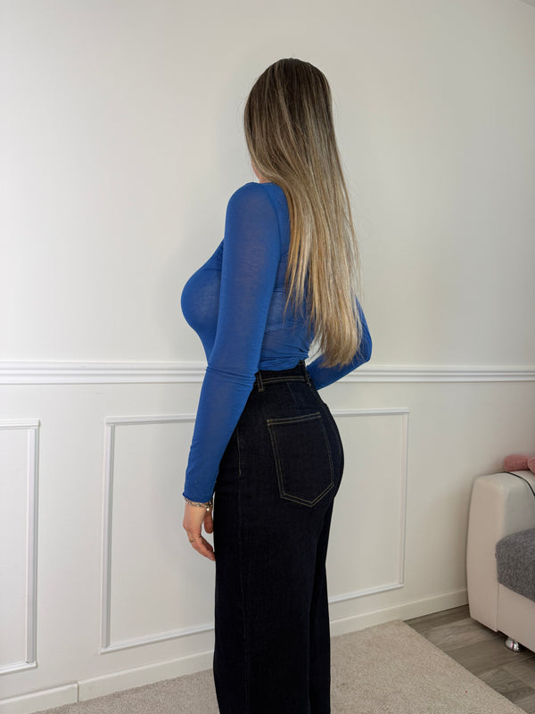 Maglia cashmere girocollo
