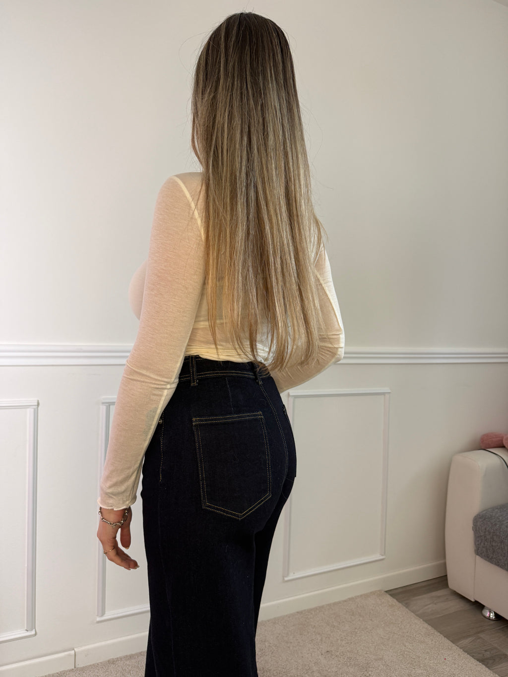 Maglia cashmere girocollo