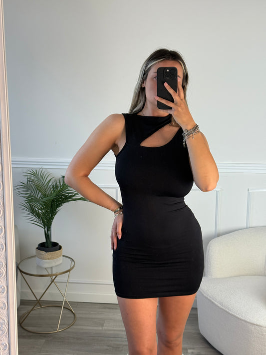 Tubino con cut-out asimmetrico