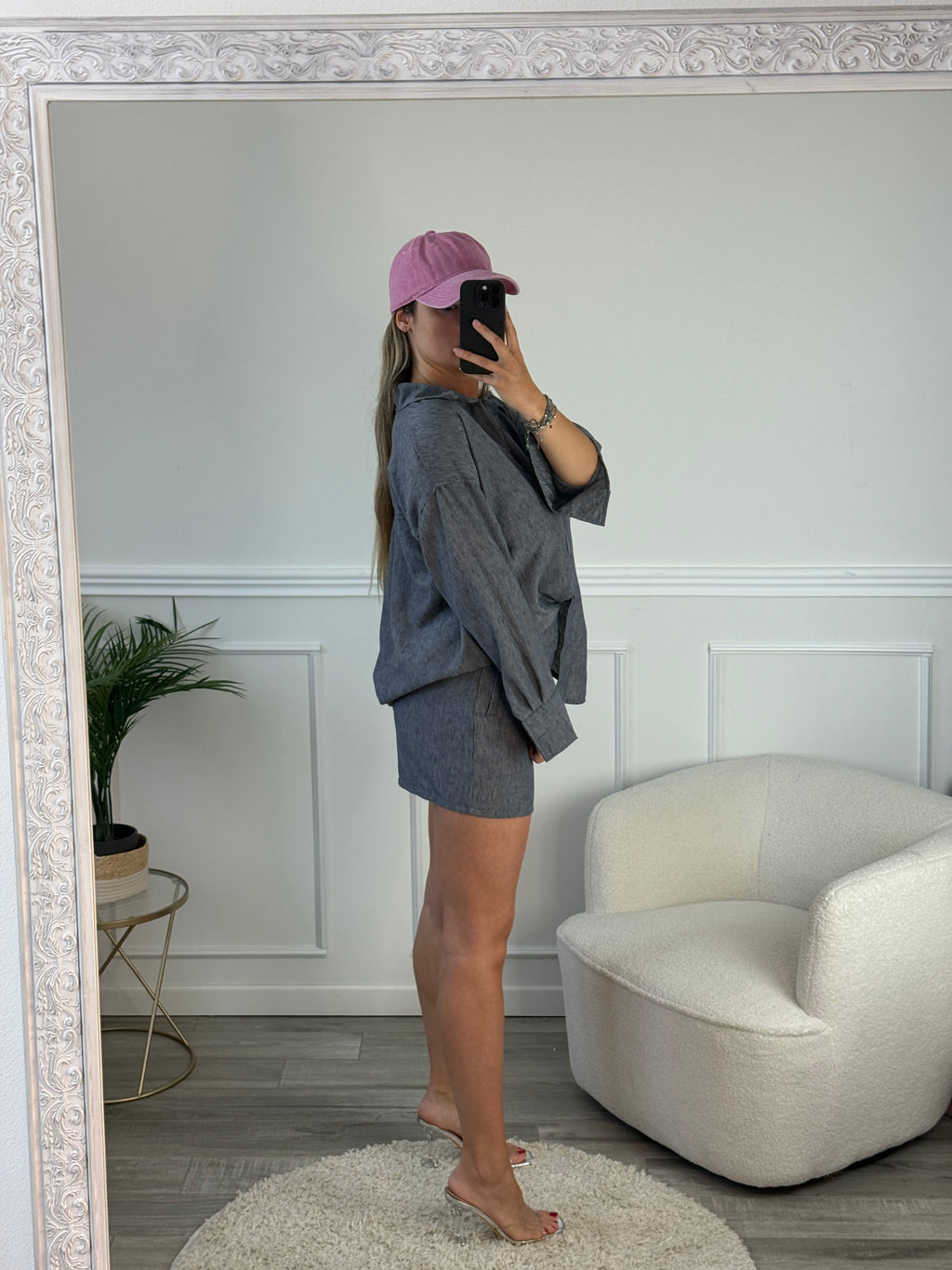 Camicia oversize lino