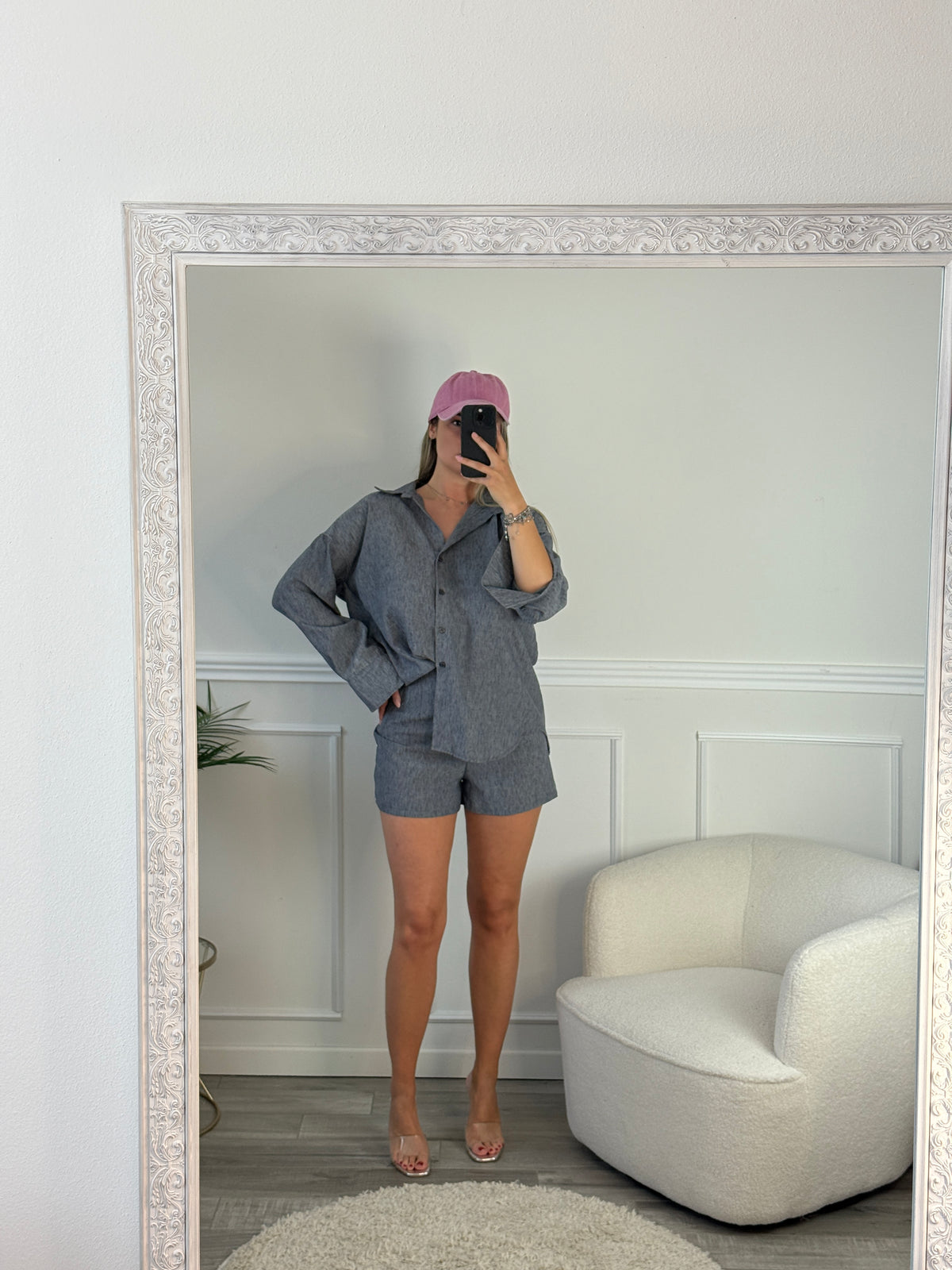 Camicia oversize lino