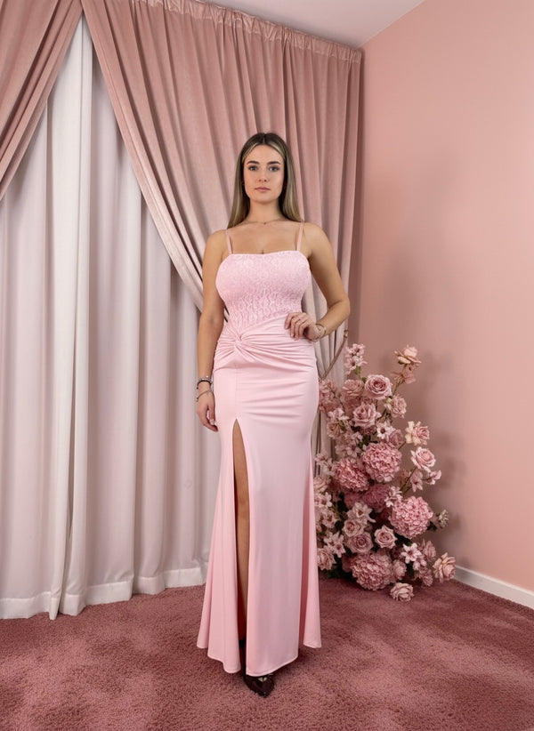 Vestito lungo con corpetto bustier in pizzo BLAIR - Follie by Alice