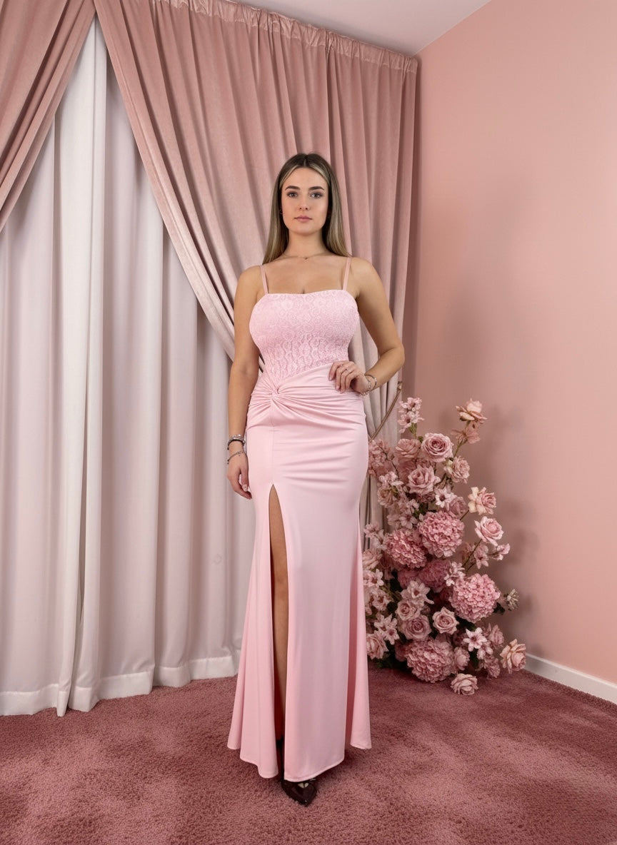 Vestito BLAIR lungo con corpetto bustier in pizzo