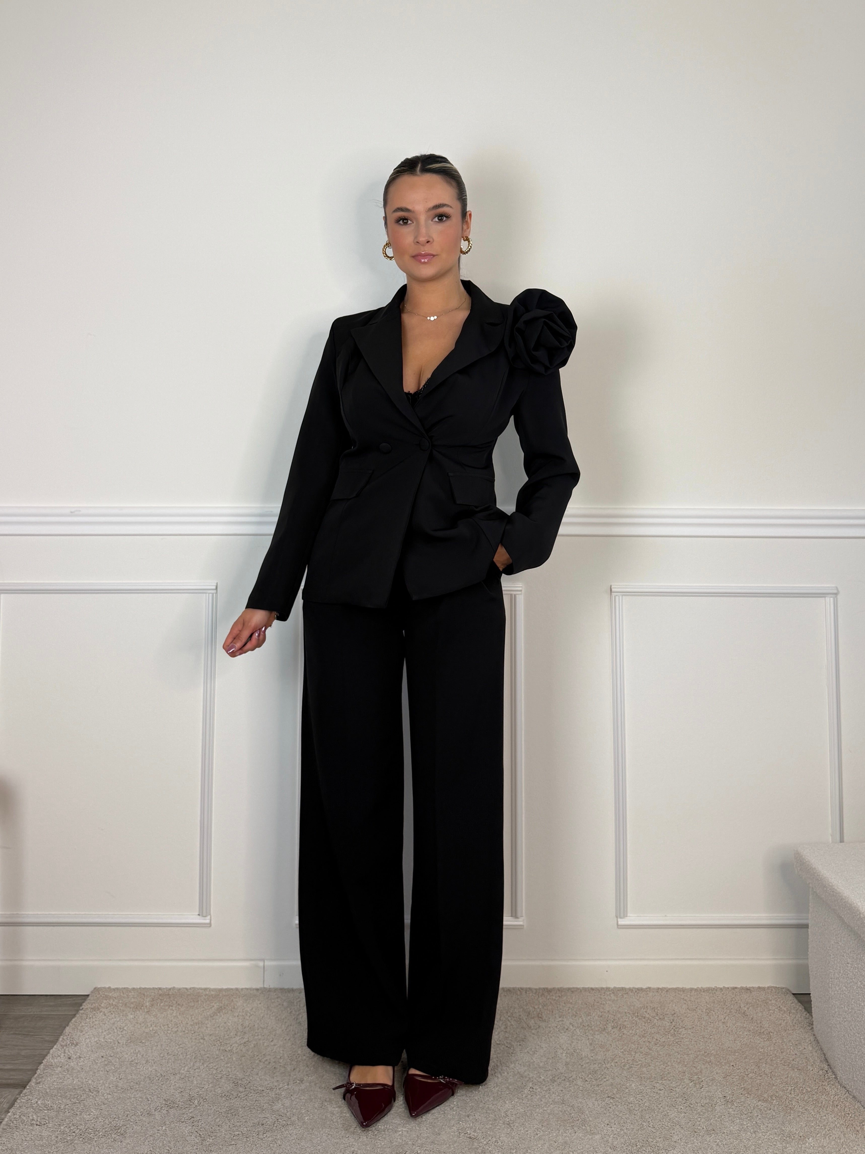 Pantaloni da completo a palazzo COUTURE