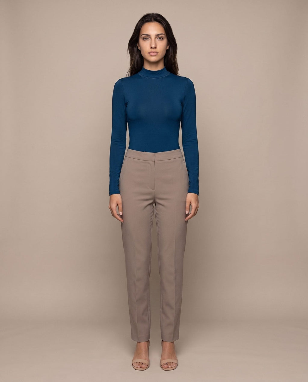 Body a maniche lunghe in satin - Follie by Alice