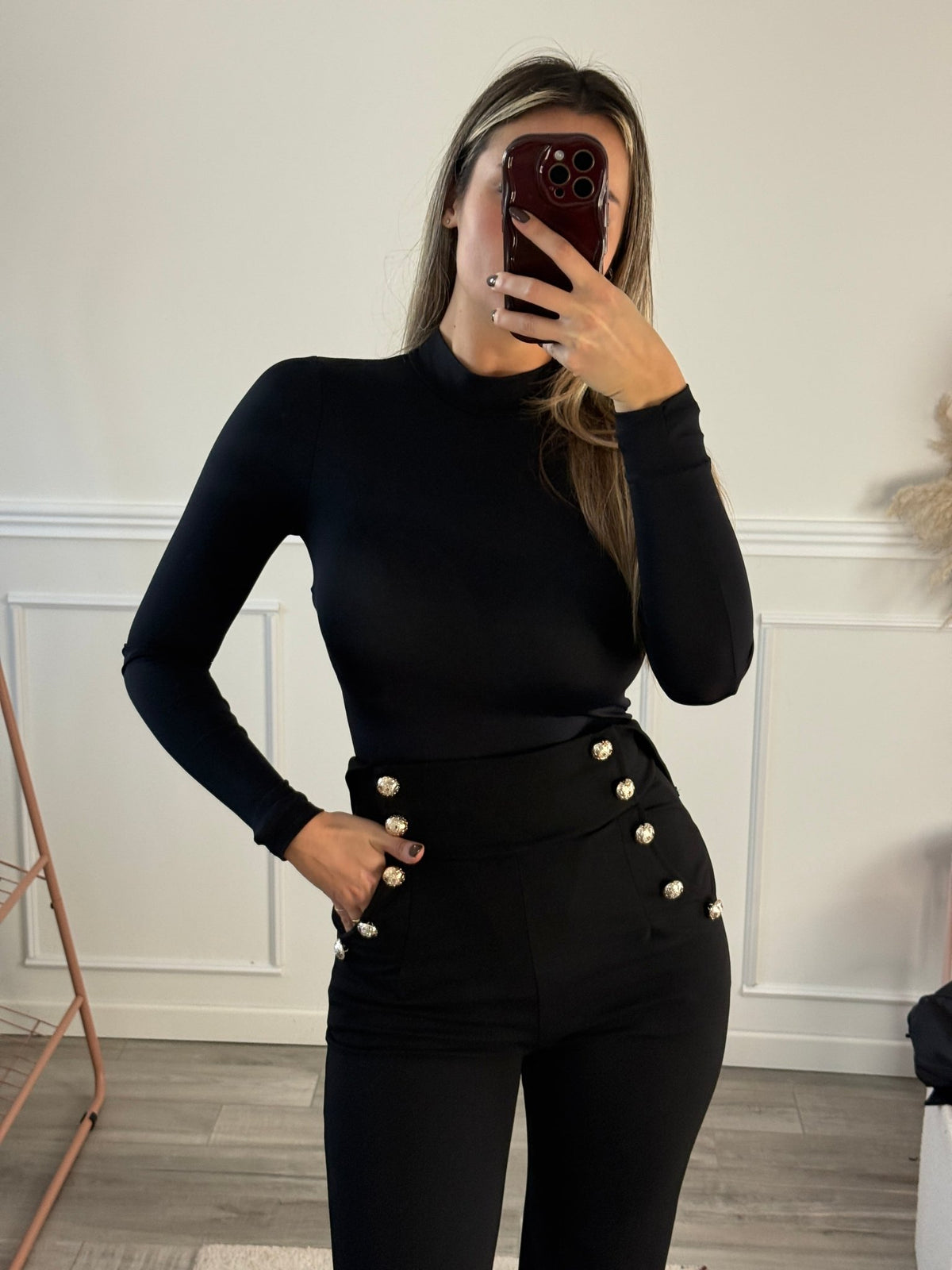 Body a maniche lunghe in satin - Follie by Alice Immagine principale del prodotto