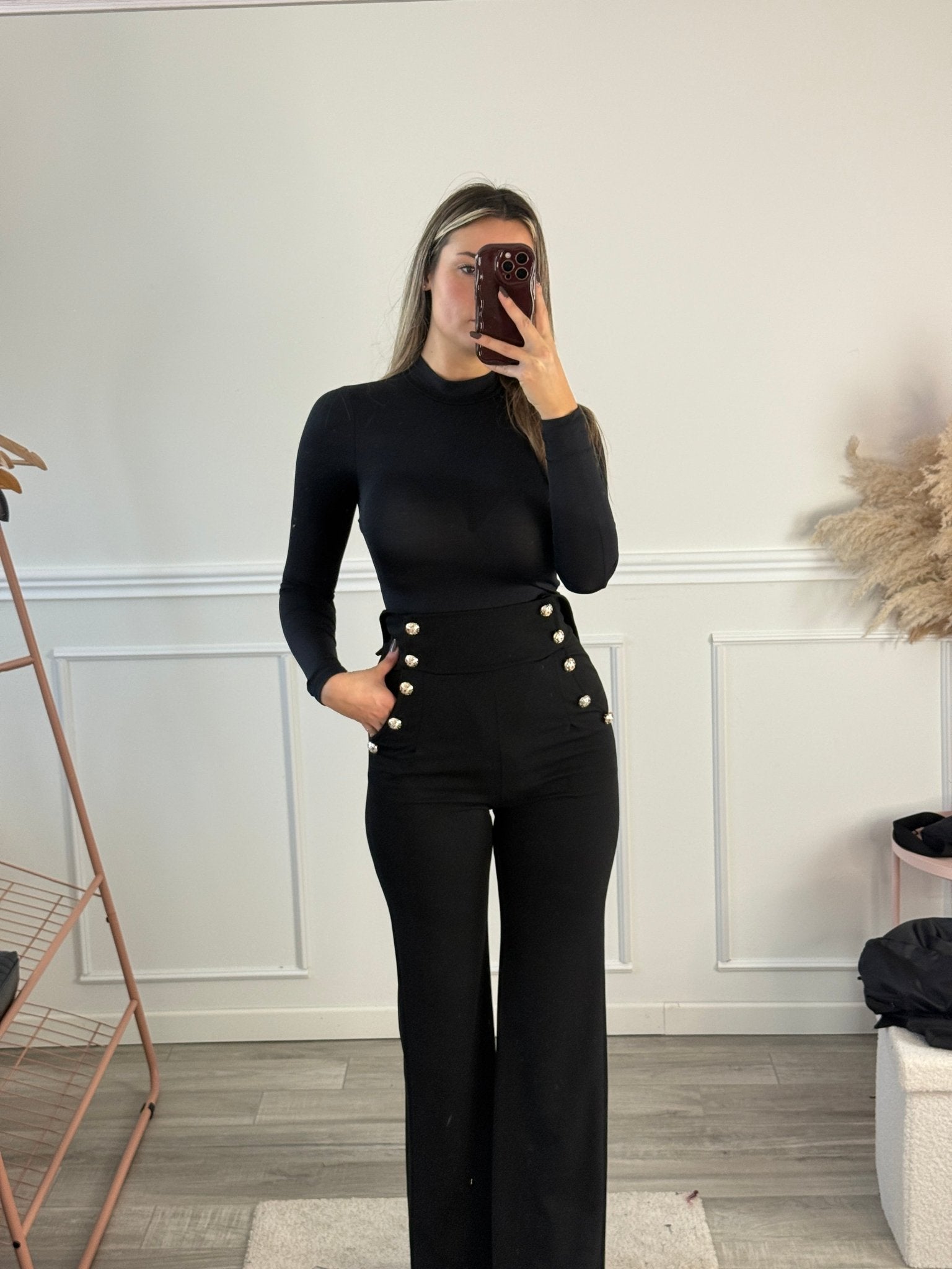 Body a maniche lunghe in satin - Follie by Alice