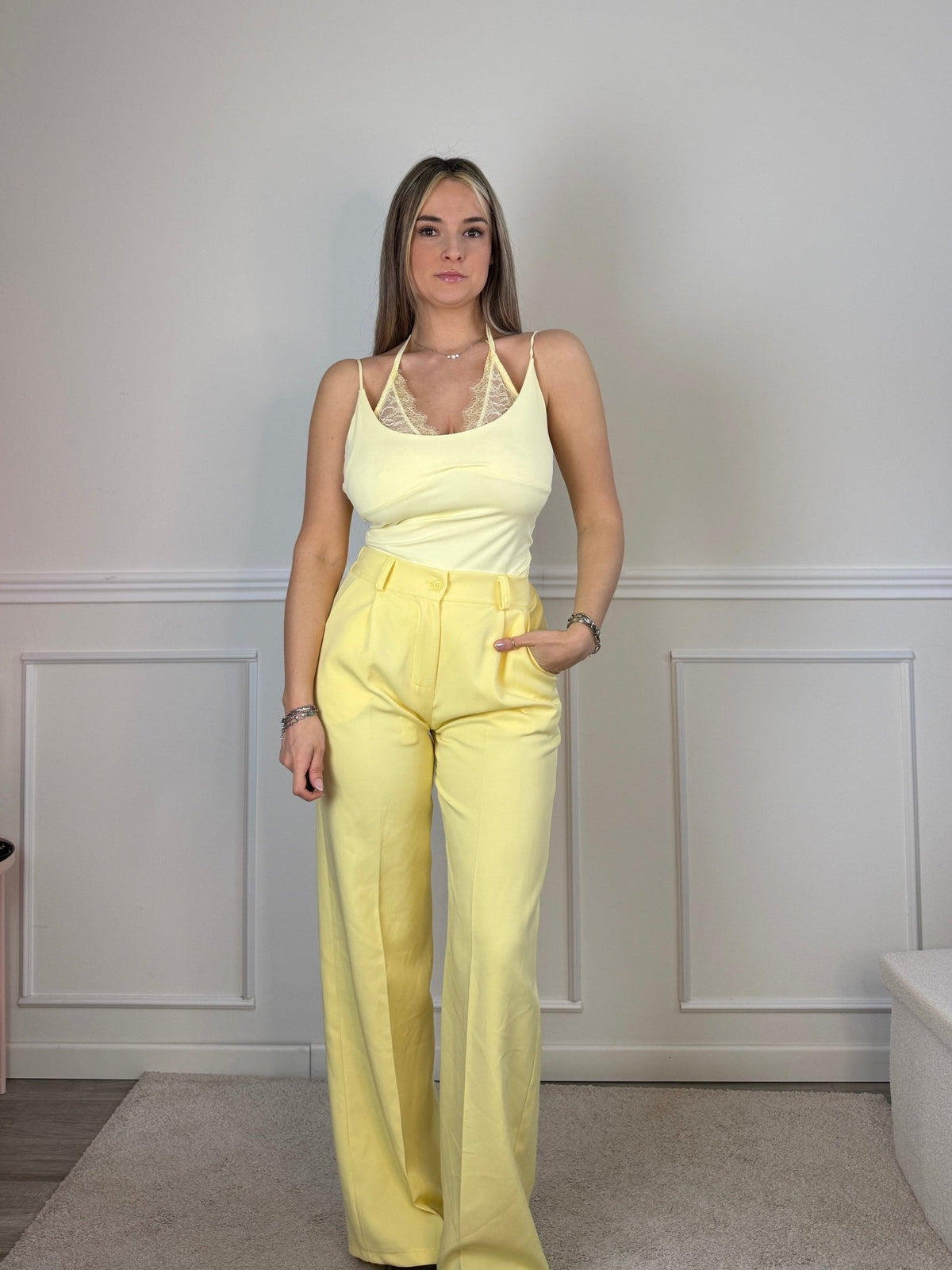 Body con inserto in pizzo LACE DREAM - Follie by Alice
