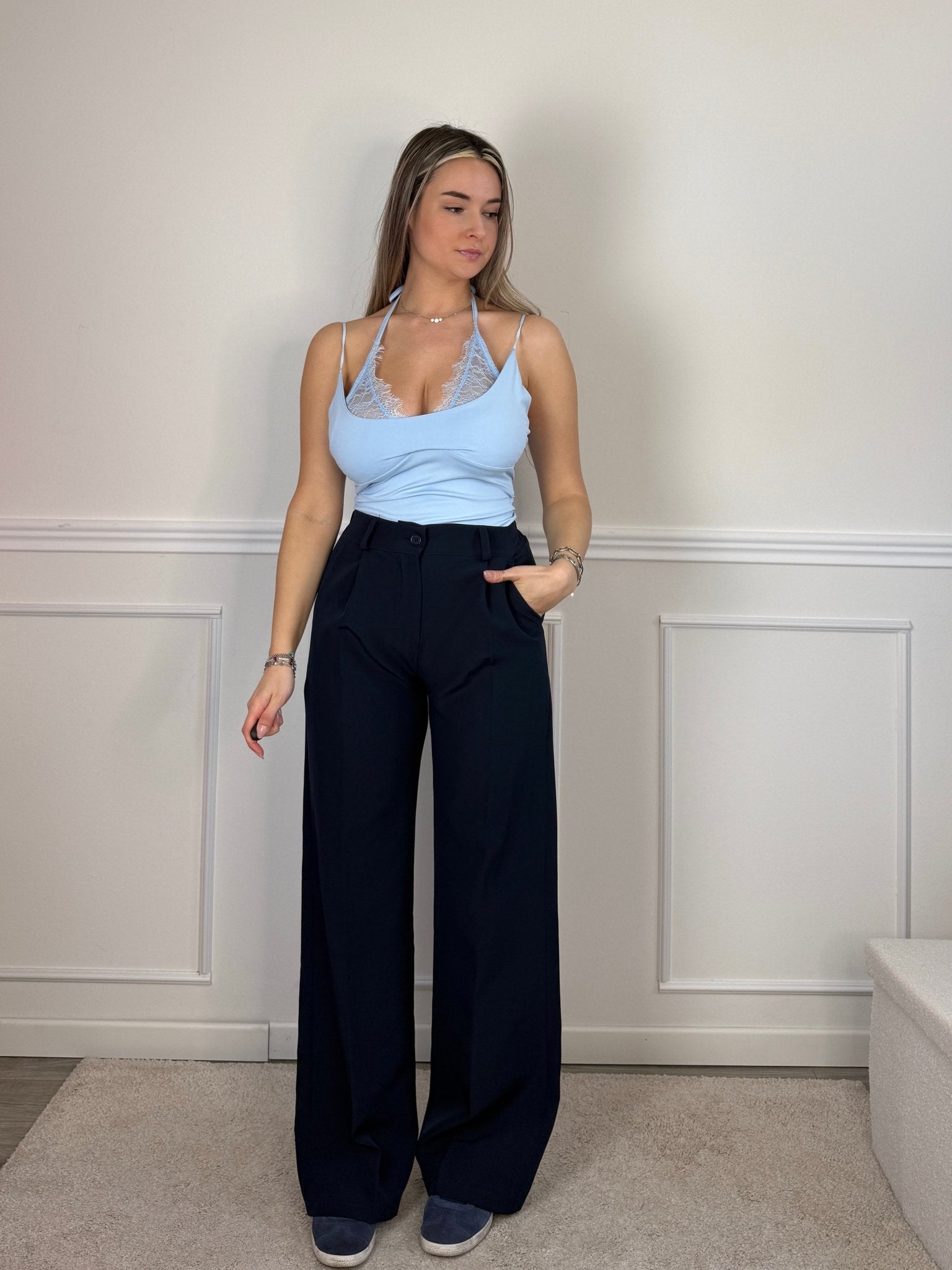 Body con inserto in pizzo LACE DREAM - Follie by Alice