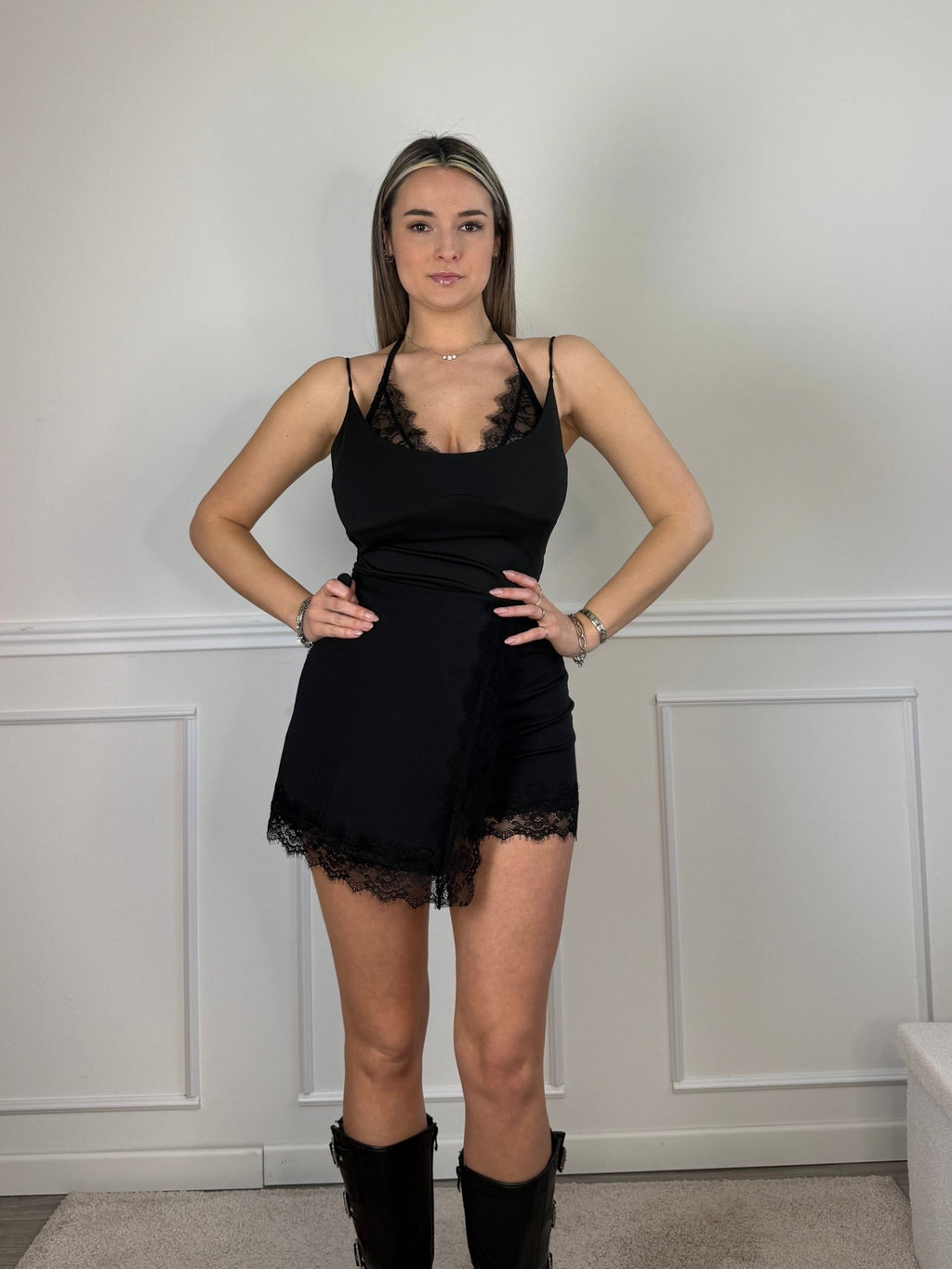 Body con inserto in pizzo LACE DREAM - Follie by Alice