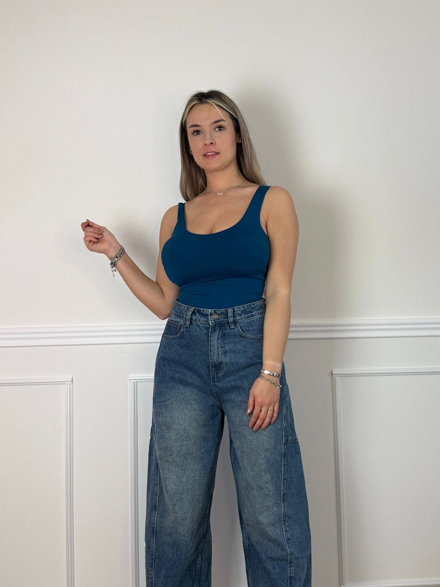 Body girocollo smanicato LENA