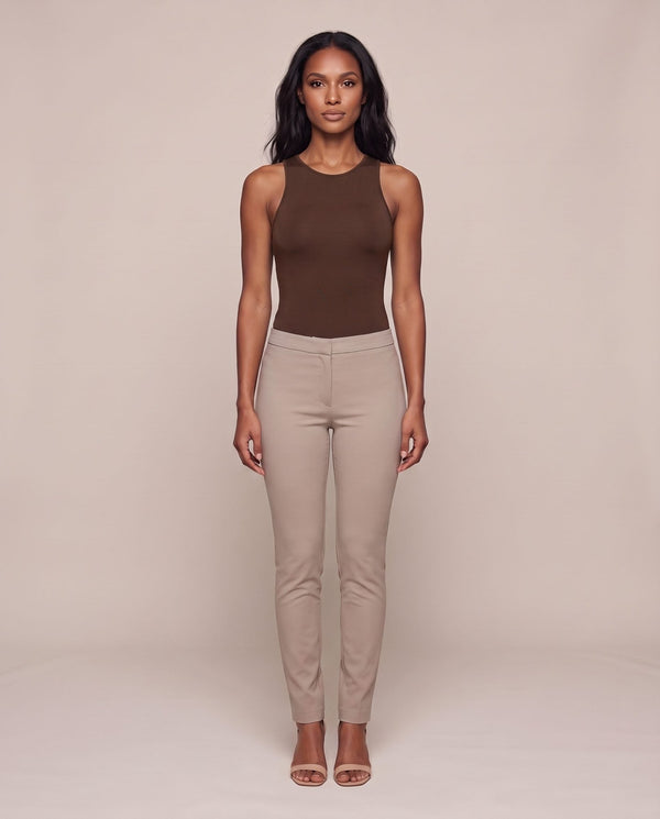 Body smanicato in raso ALBA - Follie by Alice