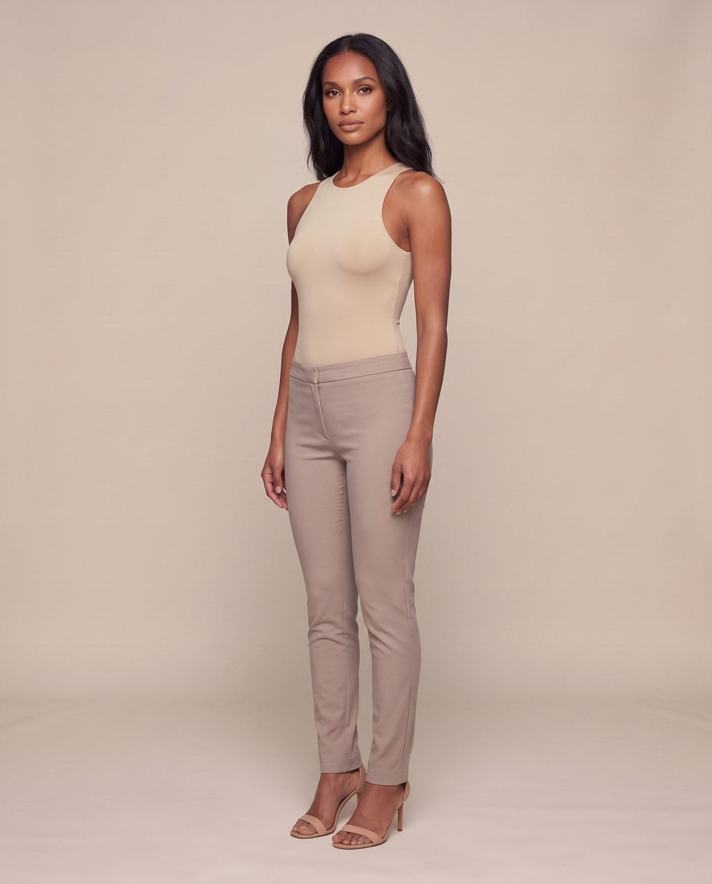 Body smanicato in raso ALBA - Follie by Alice