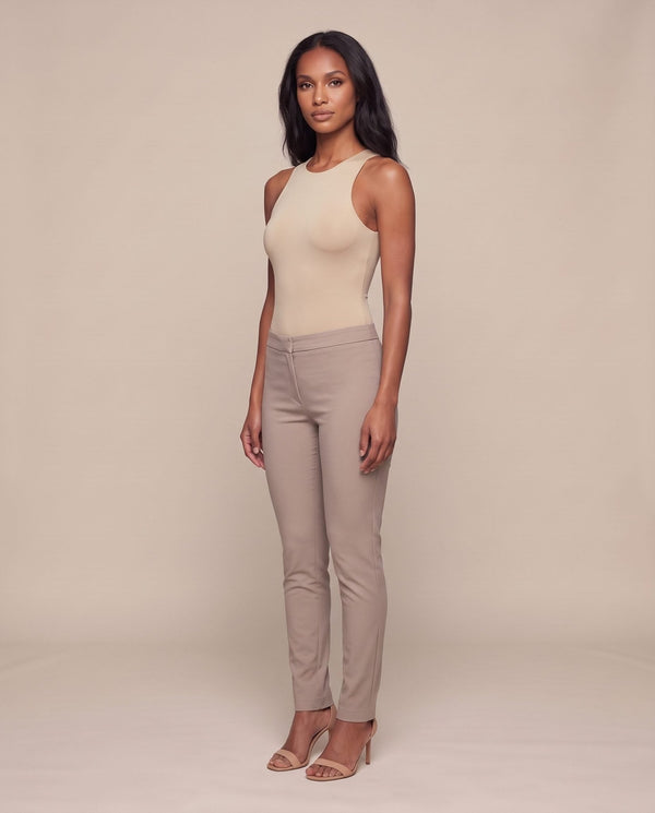 Body smanicato in raso ALBA - Follie by Alice