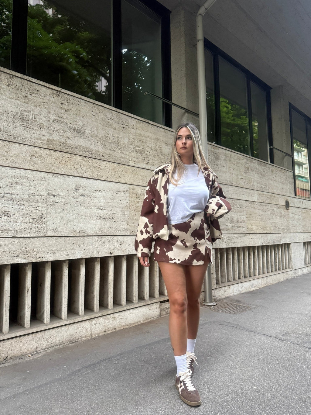 Bomber Cow Print oversize - Follie by Alice