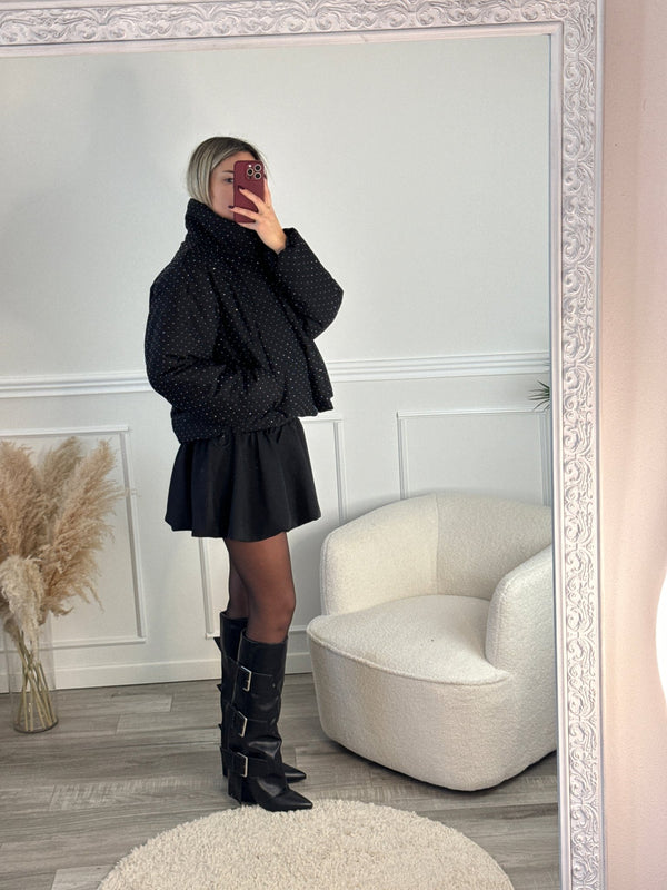 Bomber piumino strass - Follie by Alice