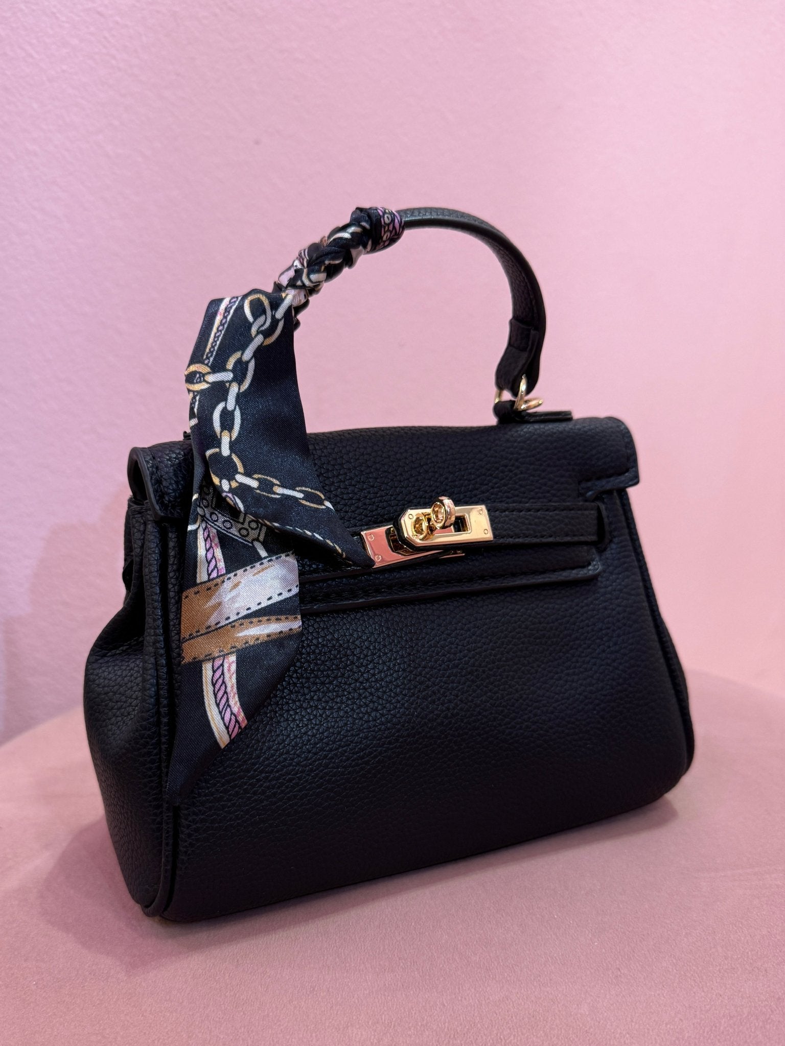 Borsa a mano con fermaglio a lucchetto - Follie by Alice