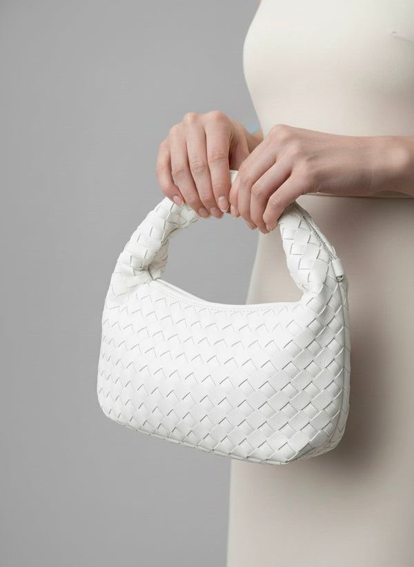 Borsa a mano effetto intrecciato - Follie by Alice