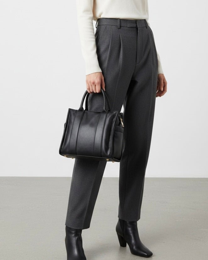 Borsa a mano effetto pelle con tracolla - Follie by Alice