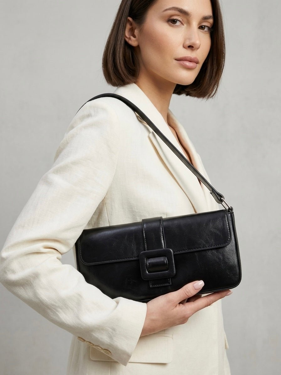 Borsa a spalla con fibbia