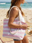 Borsa mare a righe rosa - Follie by Alice