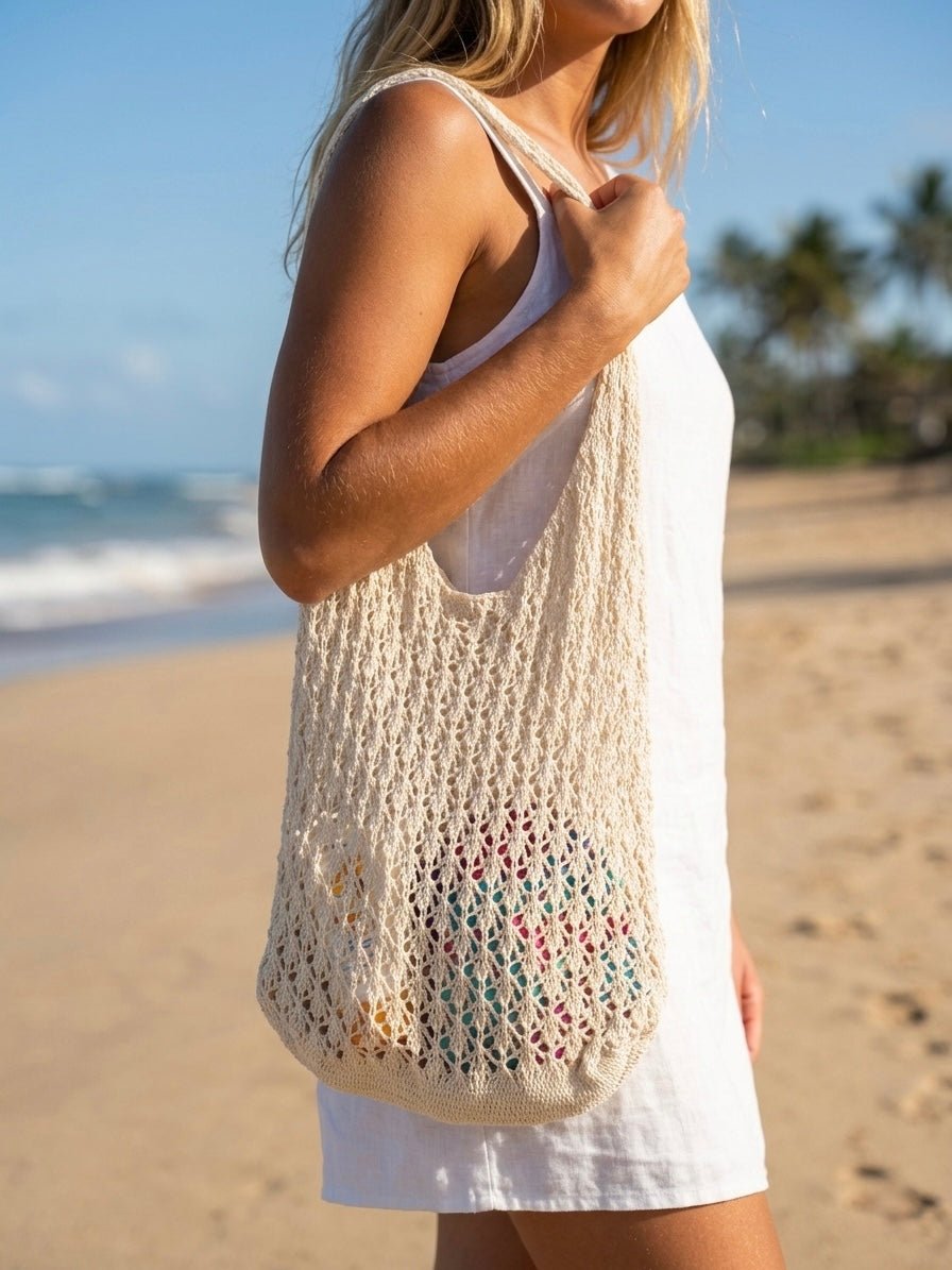 Borsa mare crochet all'uncinetto - Follie by Alice Immagine principale del prodotto