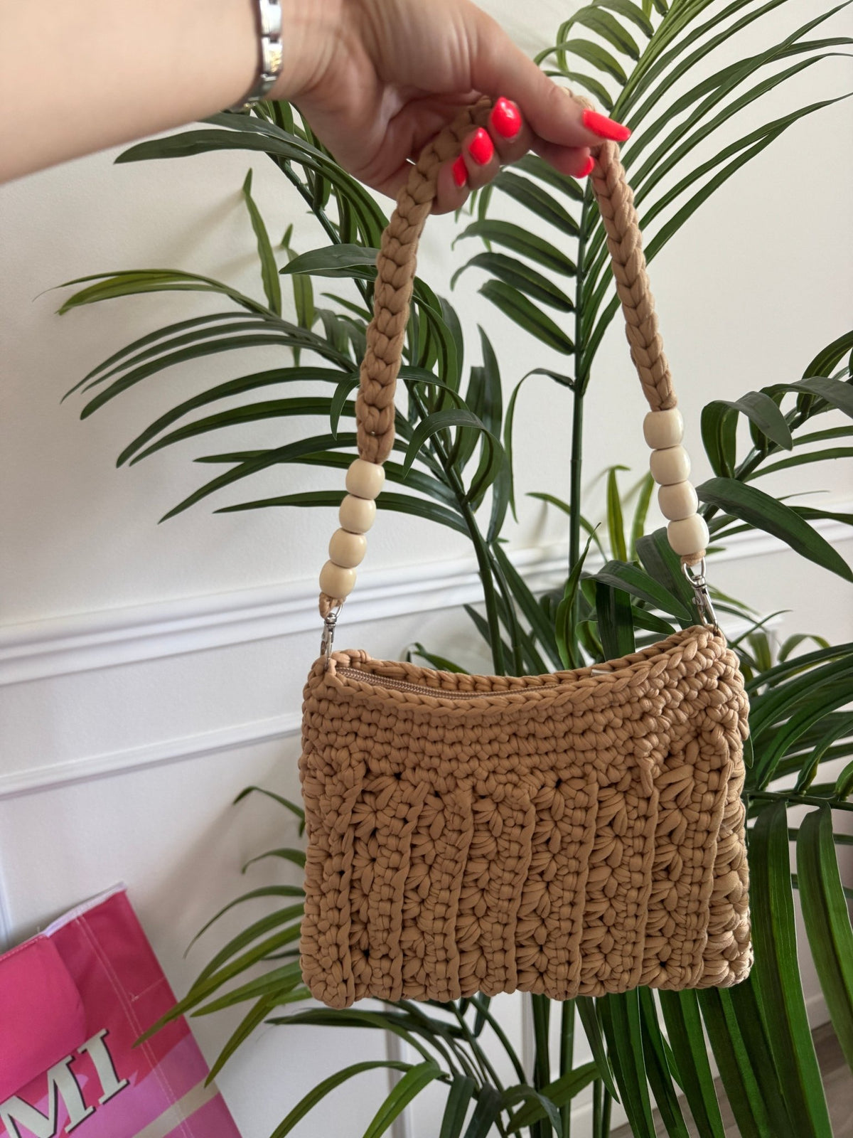 Borsa mare piccola effetto intrecciato - Follie by Alice