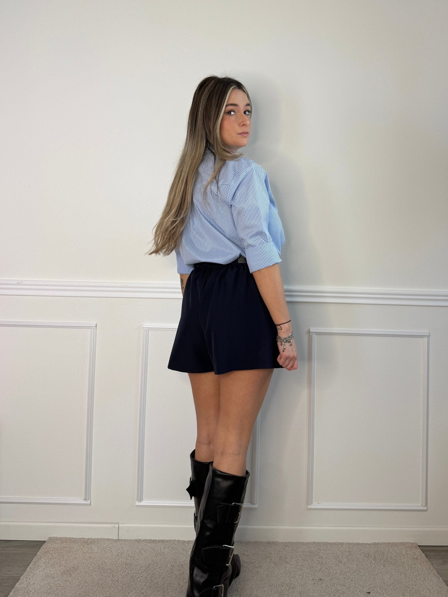 Camicia a righe heart - Follie by Alice