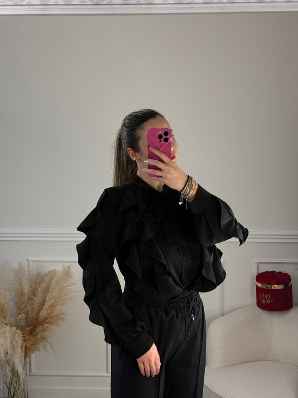 Camicia con ruches e fiocchetto - Follie by Alice