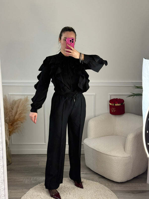 Camicia con ruches e fiocchetto - Follie by Alice