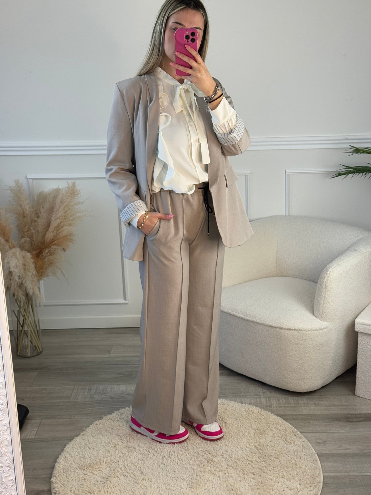 Camicia con ruches e fiocchetto - Follie by Alice
