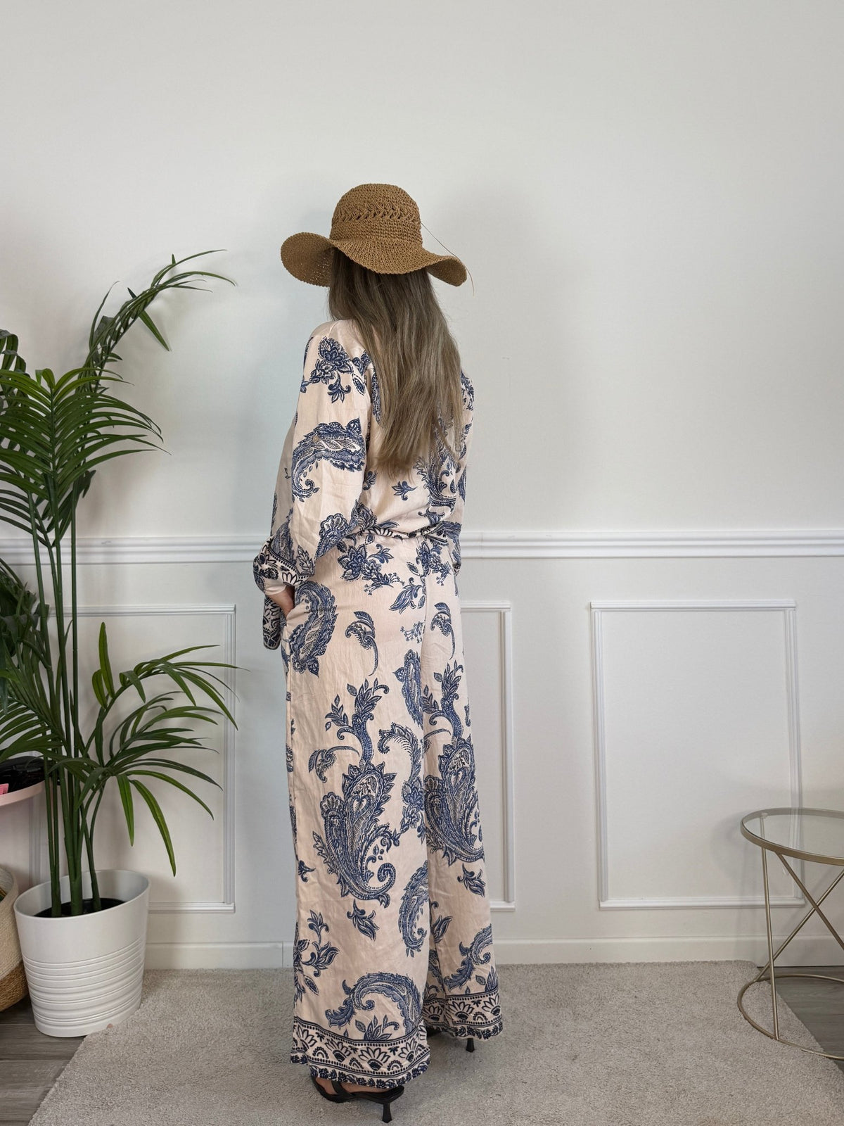 Camicia effetto lino con stampa paisley KASHMIR - Follie by Alice