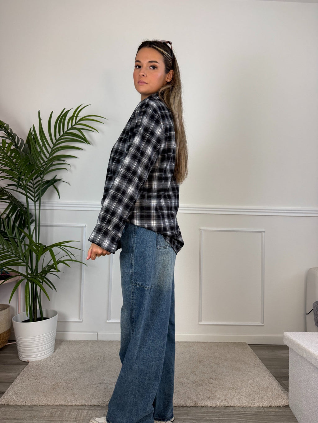 Camicia in flanella a quadri scozzesi ASPEN - Follie by Alice