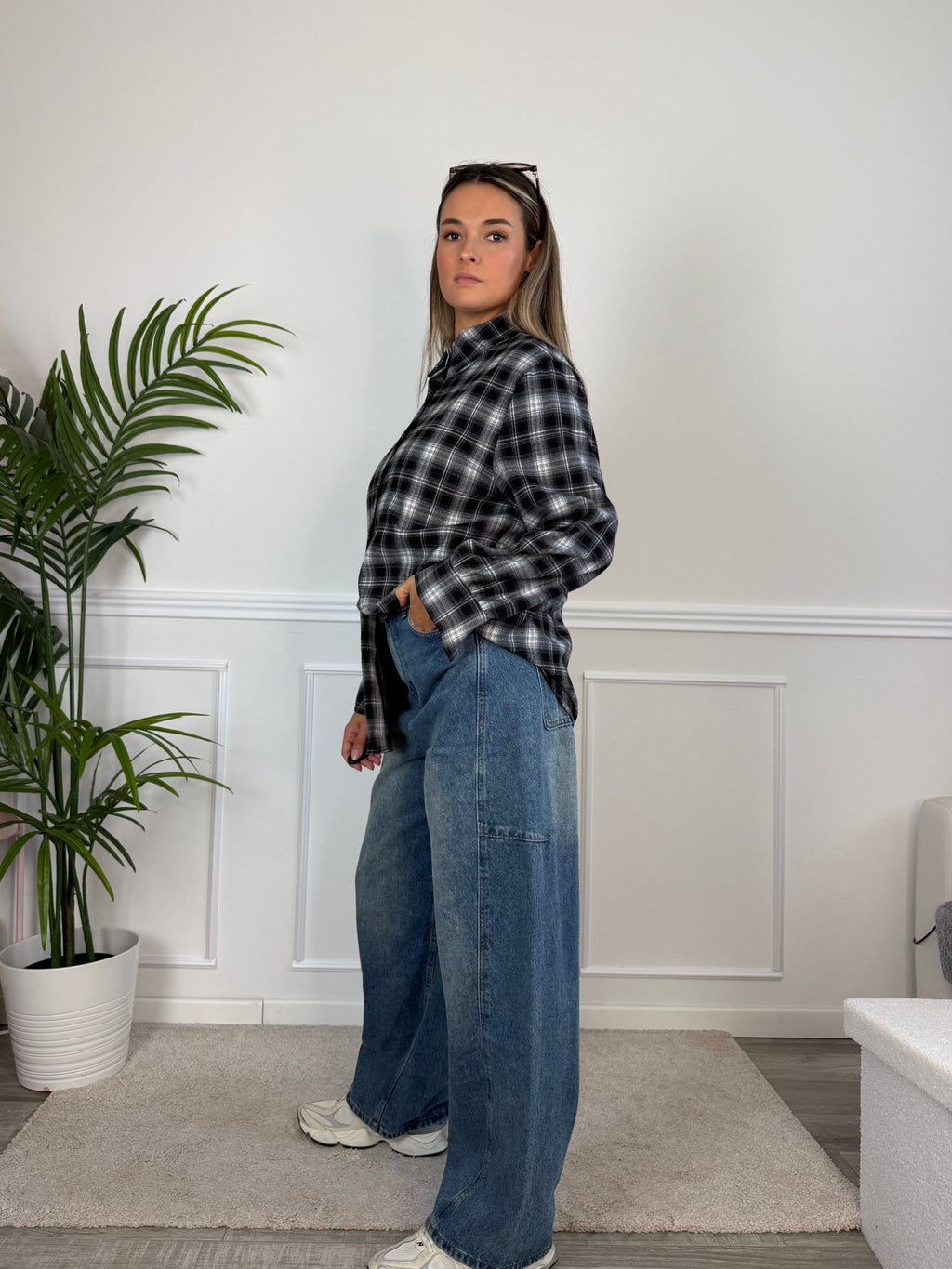 Camicia in flanella a quadri scozzesi ASPEN - Follie by Alice