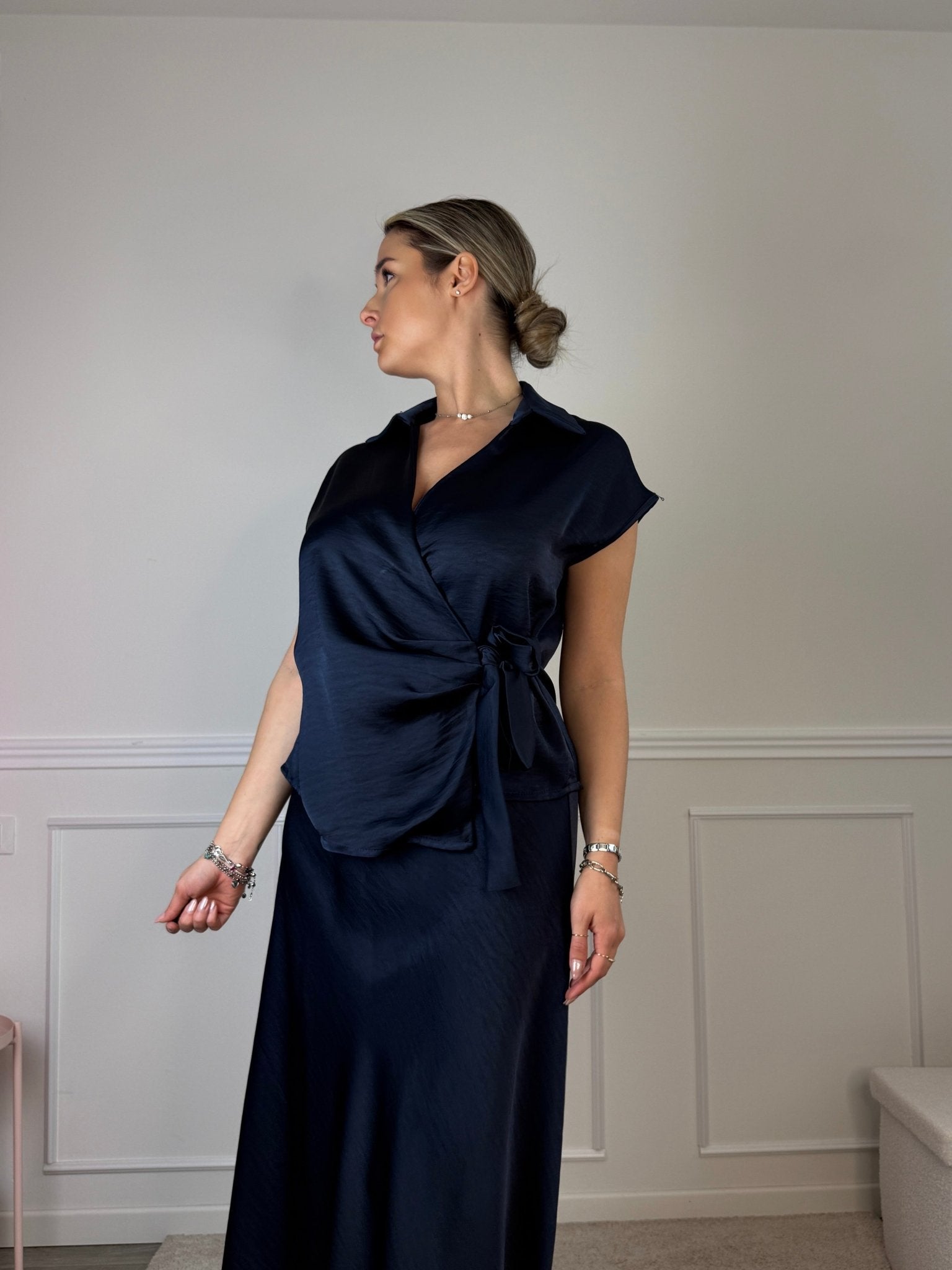 Camicia in raso DIANA - Follie by Alice