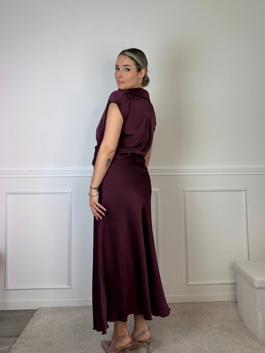 Camicia in raso DIANA - Follie by Alice